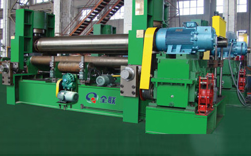 上輥(gǔn)萬能式(shi)三輥卷(juàn)闆機 上輥萬(wan)能式三(sān)輥卷闆(pan)機